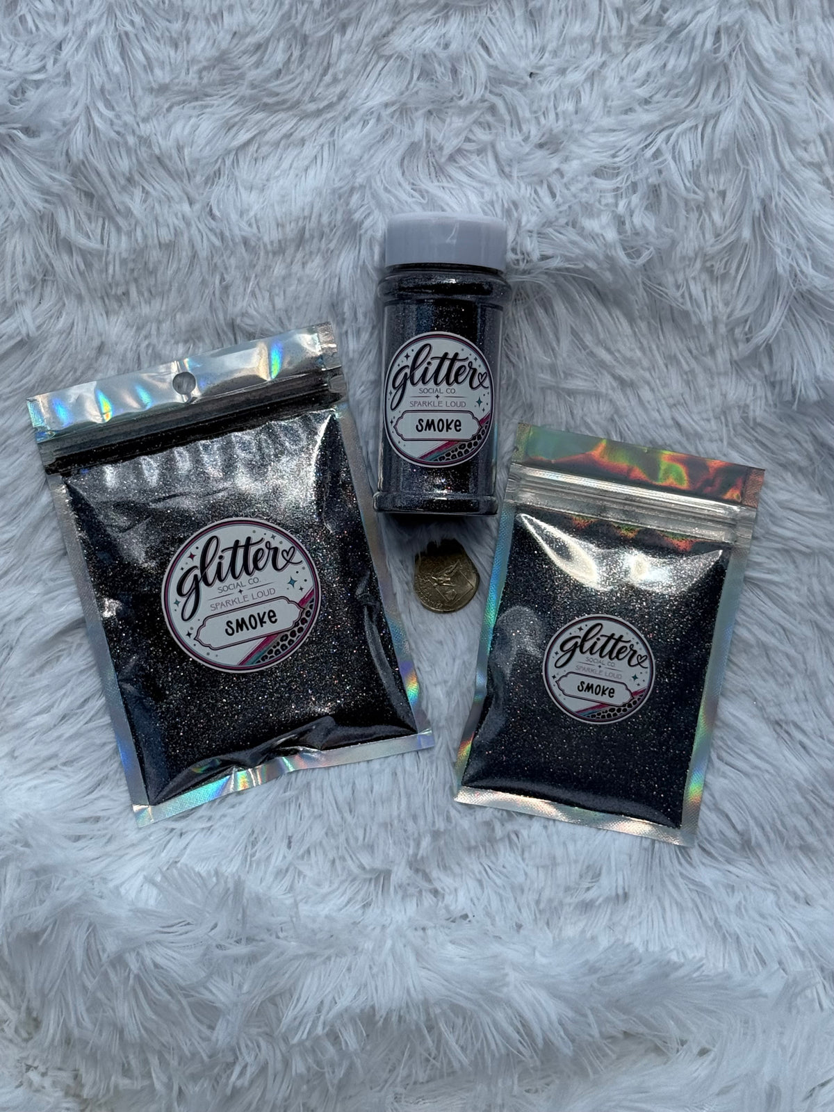 Smoke | Ultra/Micro Fine Gunmetal Silver Glitter