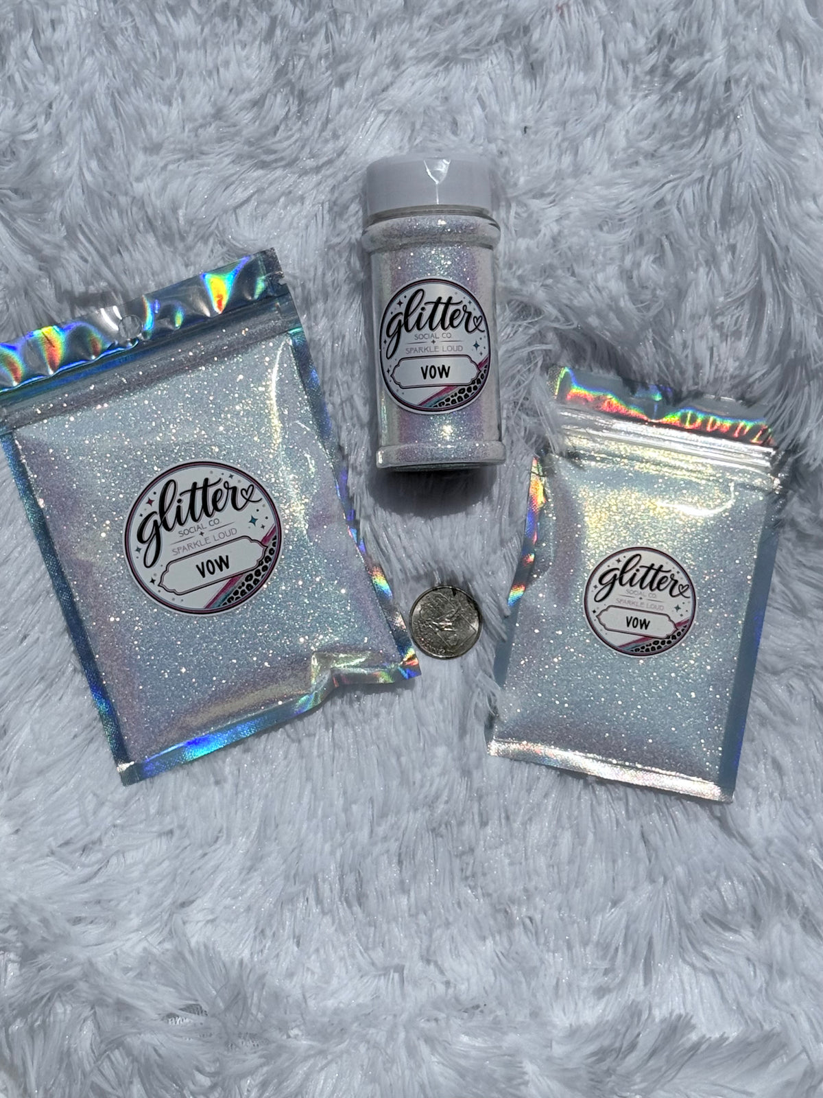 Vow | Ultra Fine Iridescent White Glitter