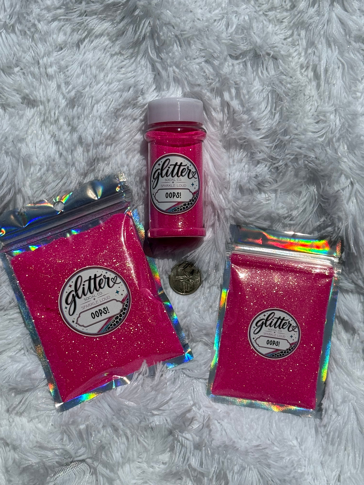 Oops! | Ultra Fine Hot Pink Glitter
