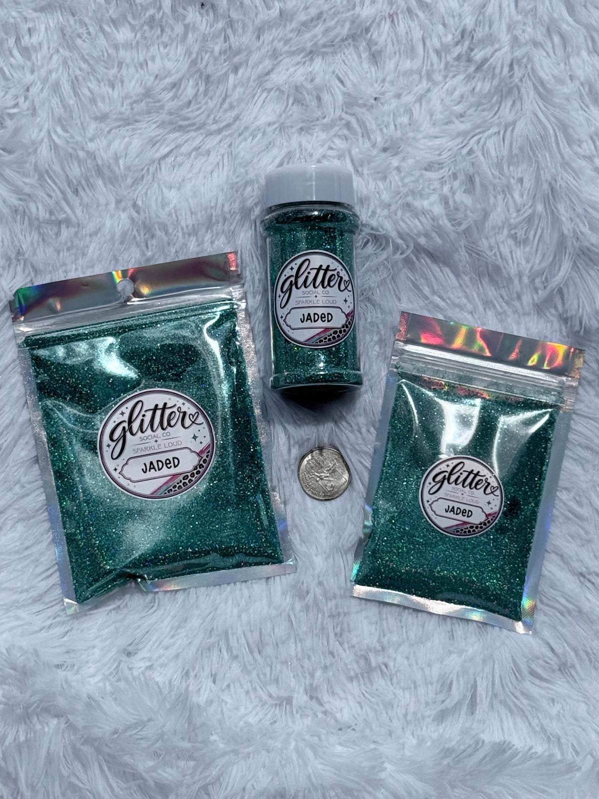 Jaded | Ultra Fine Holographic Teal Glitter