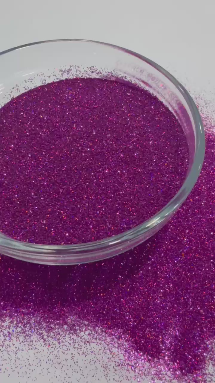 Socialite | Ultra Fine Holographic Magenta Glitter
