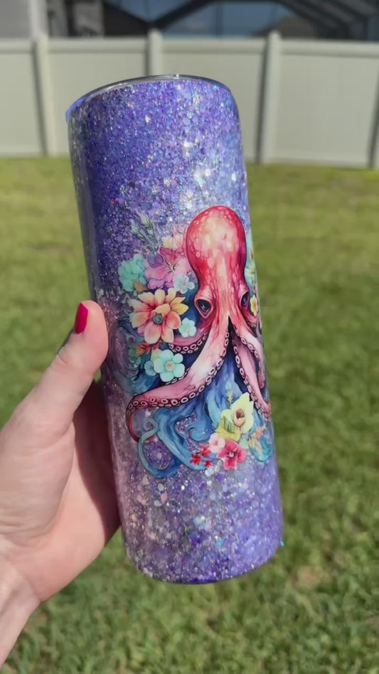 Octopus Floral 20 Oz